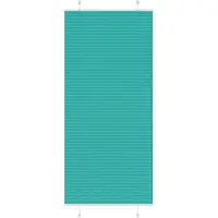 vidaXL Plissee Petrolgrün 100x200 cm Stoffbreite 99,4 cm Polyester