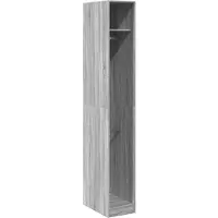 vidaXL Kleiderschrank Grau Sonoma 30x50x200 cm Holzwerkstoff