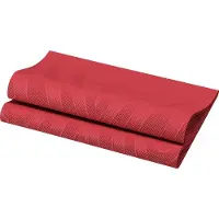 Duniwell 6x Elegance-Servietten 40 x 1/4 Falz Lily bordeaux 1440 St Tücher