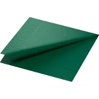 Duniwell 4x Zelltuchservietten 40 x 3-lagig 1/4 Falz jägergrün 4000 St Tücher