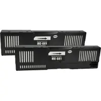 VHBW 2x Resttintenbehälter kompatibel mit Canon MAXIFY GX7080, GX7030, GX7020, GX7060, GX7070, GX7040, GX7050 Tintenstrahldrucker - Wartungsbox