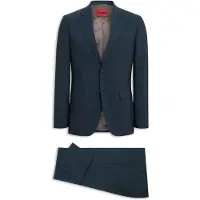 HUGO Extra Slim-Fit Popeline-Anzug aus Woll-Mix Grösse 44