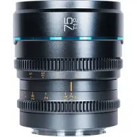 Sirui Night Walker 75mm T1.2 S35 Manual Focus Cine Lens Fujifilm X Metallgrau