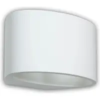 ISOLED Gips-Wandleuchte G9, oval