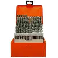 Projahn Spiralbohrer-Set TURBO, HSS-G, 50-teilig, Ø 1–5,9 mm / 0,1 mm Schritte, in Bohrerkassette