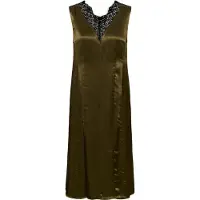 Soaked in luxury Midikleid "Damen Kleid SLIrini", Damen, Gr. L, N-Gr, beige (beech), Obermaterial: 100% Viskose CV., Kleider Midikleid