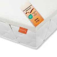 Sleepling ergonomischer Kaltschaum Topper, 180 x 200 cm, 5 cm, H4, extra feste Matratzenauflage,
