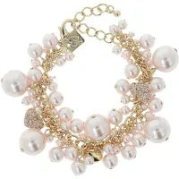 Otazu Ultimate Pearl Bracelet Pink Pink Größe: OS | Armbänder Outlet | Damen | Weiß