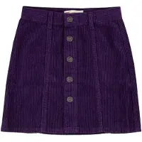 Levi's Girls High Rise Button Front Skirt Blackberry Cordial Größe: 10Y | Röcke Outlet | kids | Schwarz