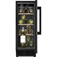 Siemens iQ500 KU20WVHF0, Weinkühler mit Kompressor, Integriert, 21 Flasche(n), 70 W, F, Schwarz