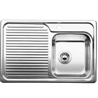 BLANCO Küchenspüle "CLASSIC 40 S", silber (edelstahl seidenglanz), B:78cm, Edelstahl, Küchenspülen, Küchenspüle