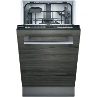 Siemens iQ100 SR61IX05KE, Voll integriert, Single (45 cm breit), Schwarz, Schwarz, Berührung, 1,75 m