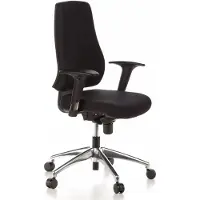 Hjh OFFICE PRO-TEC 200 - Profi Bürostuhl Schwarz