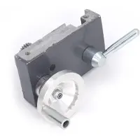 Merkloos Mini-Drehbank-Schlitten für Präzisionsarbeiten, mit Aluminiumkonstruktion