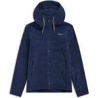Bergans Hareid Fleece Hood Jacket Women navy blue (557) L