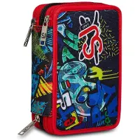 OEM SJ GANG STYLE JAM GANG Federmäppchen, Mäppchen, mehrfarbig, Federtasche für Schr