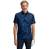 J.Lindeberg Tour Tech Print Polo cardi jacquard s - jl navy (O632) XL