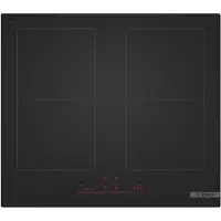 Bosch PVQ61CHB1E, Schwarz, Integriert, 59.2 cm, Zonen-Induktionskochfeld, Glaskeramik, 4 Zone(n)