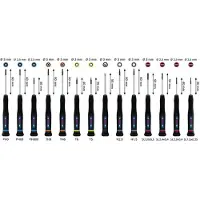 Bosch PRO Präzisionsschraubendreher PH/SL/TX/TH/H, 14-teilges Set - 1600A039PN