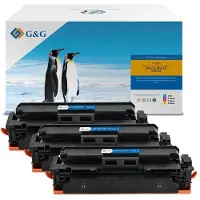G&G XL-Toner ersetzen HP 410X/ CF252XM 3 Stück