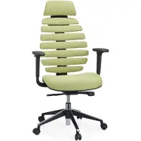 Hjh OFFICE ERGO LINE II PRO | Stoff - Profi Bürostuhl Grün