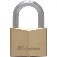Markenlos Vorhängeschloss 60Mm Vollmessing Hexagonaler Bügel