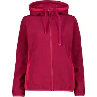 CMP Woman Fleece Fleece Jacket FIX Hood amaranto (C489) 34