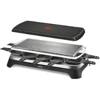 Tefal Inox & Design RE45A8, 10 Person(en), Thermoplast, Schwarz, Edelstahl, Rechteckig, 2 m, 1350 W