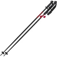 Komperdell Alpine Skistock mit Flachmann, Skistock, schwarz/rot