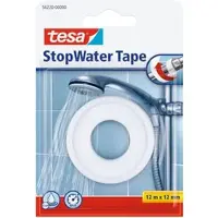 TESA StopWater Tape, 12 m x 12 mm, weiß | 1 Rolle