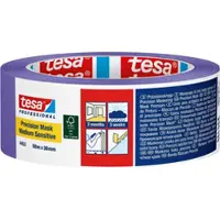 TESA Professional 4453 Precision Mask Medium Sensitive Papierabdeckband, violett
