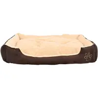 vidaXL Warmes Hundebett mit Polsterkissen S