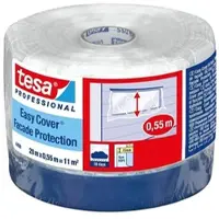TESA Professional 4498 Easy Cover UV Gewebe Basic Gewebe-Putzband, ultramarin blau