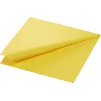Duniwell Zellt.Serv.40x40 3-lagig 1/4-Falz gelb 250 St Tücher