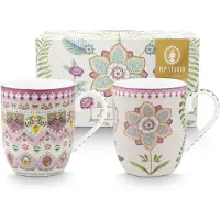 Pip studio Tasse Lily & Lotus Lilac 145 ml (Set von 2)