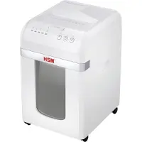 HSM Autofeed Aktenvernichter Shredstar X300pro, Partikelschnitt 2 x 10 mm, P-5, 30 l,10- 300 Blatt Schnittleistung, mobil, silber/weiß