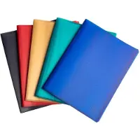 Exacompta 78540E 15x Sichtmappe Recycling-PP flexibel, 40 Hüllen, Opak - Farben sortiert