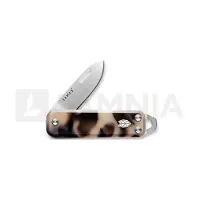 The James Brand The Elko - Desert Tortoise / Stainless / Eco-Acetate / Straight Taschenmesser