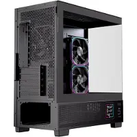Einarex EXCS-SM-51DR-B, Micro Tower, PC, Schwarz, micro ATX, Mini-ITX, Stahl, Gehärtetes Glas, 2.5,3.5"