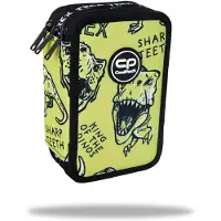 CoolPack Jumper 3 Dreifach-Federmäppchen mit Ausstattung - Dino Adventure