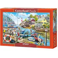 Castorland Puzzleboot mit Pelikan 1500 Elfen