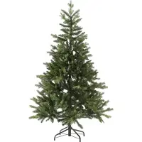 HPI Home Product Import GmbH Künstlicher Weihnachtsbaum - Grün - Kunststoff - Echtnadel-Optik