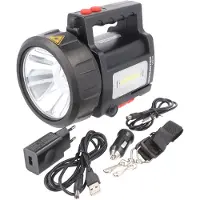 Velamp DOOMSTER TREKK: Aufladbare Handleuchte anti blackout LED CREE 10W 735 Lum., power bank