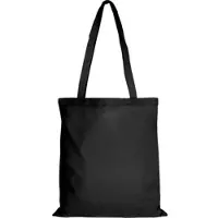 TEXXILLA Baumwolltasche CLASSIC mit zwei langen Henkeln, schwarz