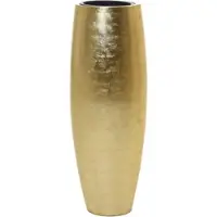 VIVANNO Bodenvase Magnum 30 cm x 30 cm x 80 cm Blattgold