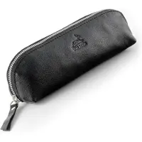 Merkloos Leder Etui, vintage schwarz, multifunktional, 1 Stück, für Büro und Schule