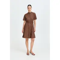 Ichi Midikleid "Damen Freizeitkleid IHFANTY"