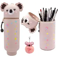 Merkloos Silikon-Etui rosa, multifunktional, kompakt, für Schule und Büro