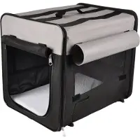 Flamingo Smart Top Plus Haustiertransportbox Grau 94 x 56 x 71 cm Grau 94 x 56 x 71 cm