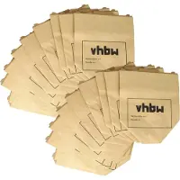 VHBW 20x Staubbeutel Ersatz für Vorwerk FP 131 für Staubsauger - 24,5cm x 20,5cm braun